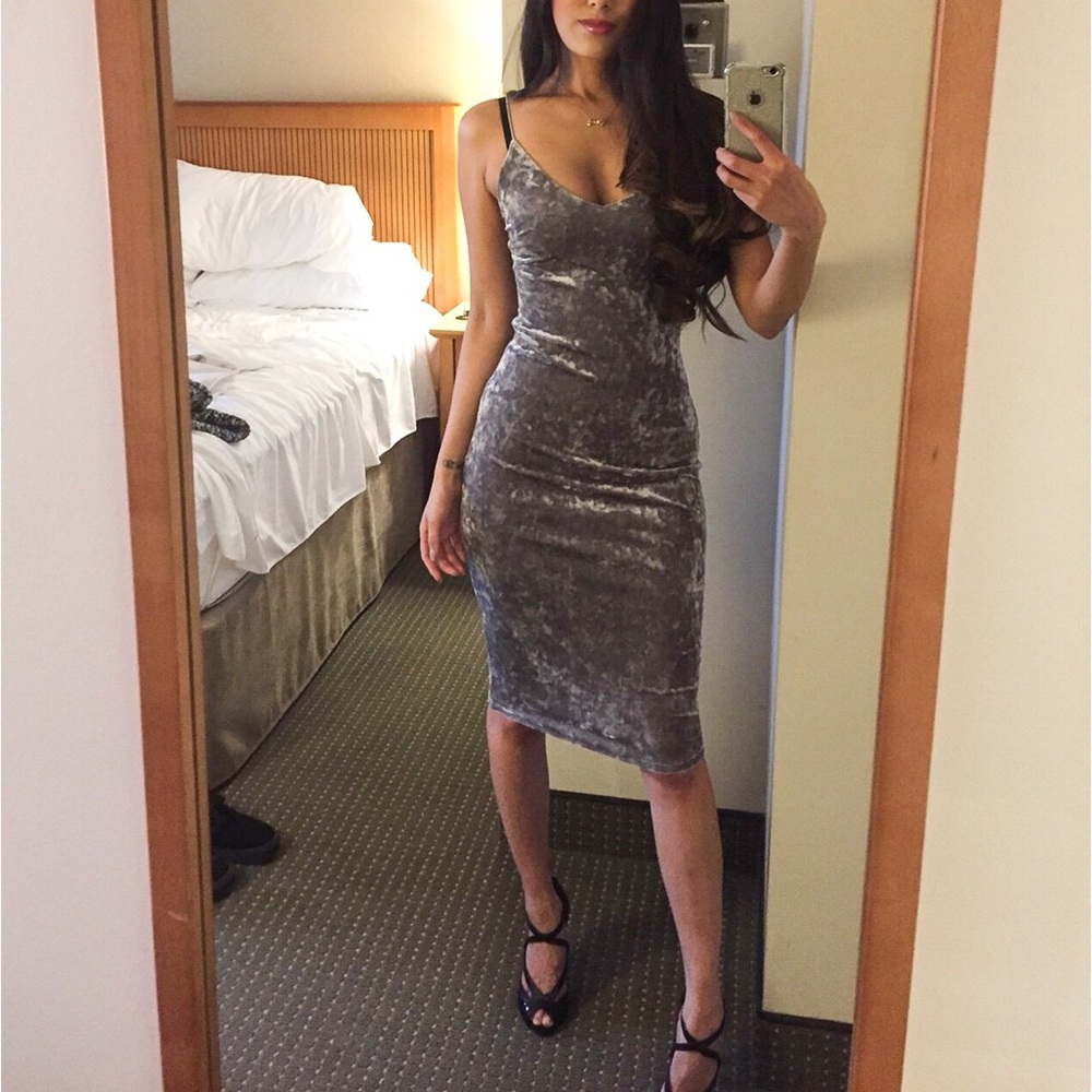 Revamped Crushed Velvet Cocktail Dress